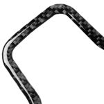 Car Carbon Fiber Scheinwerferschalter Panel Dekorativer Aufkleber für Alfa Romeo Giulia 2017-2019, Rechtsfahrt – Bild 3