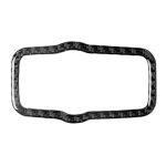 Auto Kohlenstofffaser Scheinwerferschalter Panel Dekorativer Aufkleber für Alfa Romeo Giulia 2017-2019, Linke Fahrt