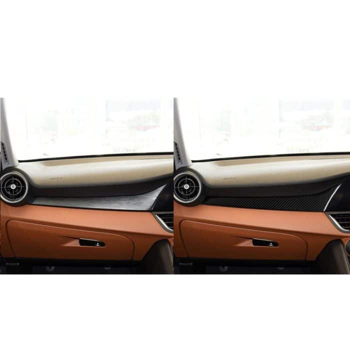 Car Carbon Fiber Dashboard Dekorative Aufkleber für Alfa Romeo Giulia 2017-2019, Rechtsfahrt – Bild 6