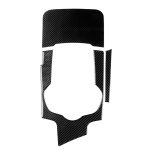 3 in 1 auto kohlenstofffaserzahnradrahmen panel dekorativer aufkleber für alfa romeo giulia 2017-2019, linke fahren