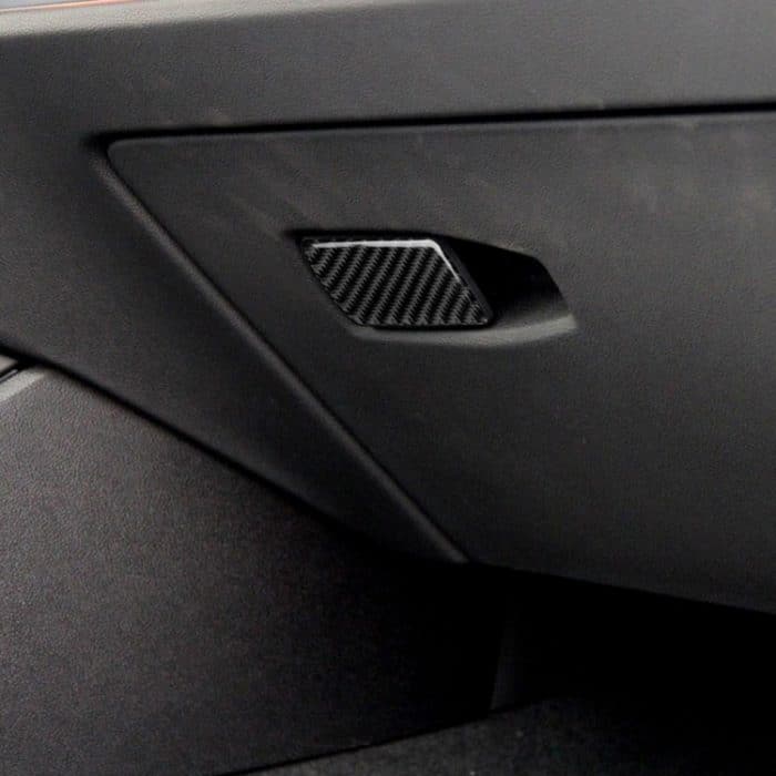 Kohlenstofffaser-Aufbewahrungsbox-Griff dekorativer Aufkleber für BMW 3-Serie G20 / G28 / 325LI / 330D / 335 2019-2020, rechts fahren – Bild 5