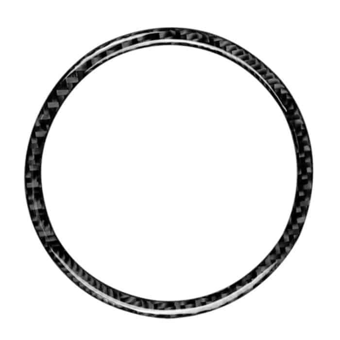 Auto Kohlenstofffaserlenkradkreis dekorativer Aufkleber für Mazda 3 Axela / Atenza / CX-4 / CX-5 2017-2018, links und rechts Antrieb universell – Bild 1