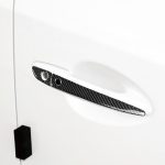 Einer Set-Kohlenstofffaser außerhalb des Türgriffs mit intelligentem Loch dekorativer Aufkleber für Mazda CX-5 2017-2018, Rechtsfahrt – Bild 5