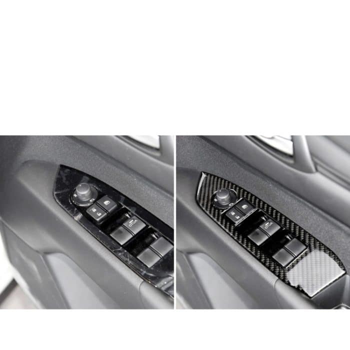 Auto Kohlefaserfenster Buttons Panel dekorativer Aufkleber für Mazda CX-5 2017-2018, Rechtsfahrt – Bild 6