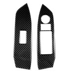 Auto Carbon Fiber Fenstertasten Panel Dekorative Aufkleber für Mazda CX-5 2017-2018, linke Fahrt – Bild 3