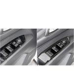 Auto Carbon Fiber Fenstertasten Panel Dekorative Aufkleber für Mazda CX-5 2017-2018, linke Fahrt – Bild 6