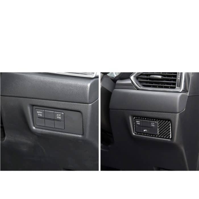 Auto Kohlefaserscheinwerfer Panel Dekorativer Aufkleber für Mazda CX-5 2017-2018, Rechtsfahrt – Bild 6