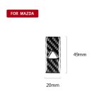 Auto Kohlefaser Warnlicht Dekorativer Aufkleber für Mazda CX-5 2017-2018, links und rechts Antrieb universell – Bild 2