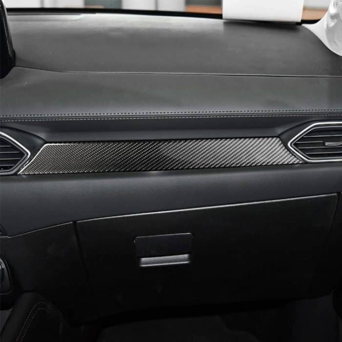 Car Carbon Fiber Dashboard Dekorative Aufkleber für Mazda CX-5 2017-2018, links und rechts Antrieb Universal – Bild 5