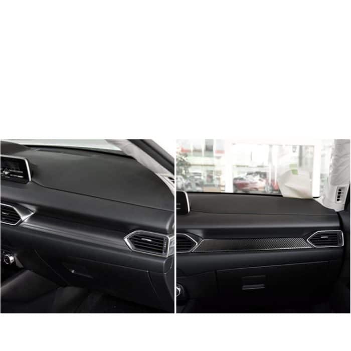 Car Carbon Fiber Dashboard Dekorative Aufkleber für Mazda CX-5 2017-2018, links und rechts Antrieb Universal – Bild 6