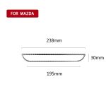 Auto Carbon Fiber Central Control Panel Dekorativer Aufkleber für Mazda CX-5 2017-2018, links und rechts Antrieb universell – Bild 2