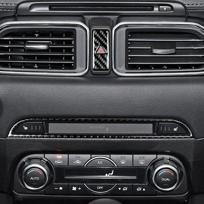 Auto Carbon Fiber Central Control Panel Dekorativer Aufkleber für Mazda CX-5 2017-2018, links und rechts Antrieb universell – Bild 5