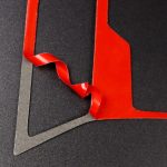 Auto Carbon Fiber Electronic Handbrake Panel Dekorativer Aufkleber für Mazda CX-5 2017-2018, linke Fahrt – Bild 4