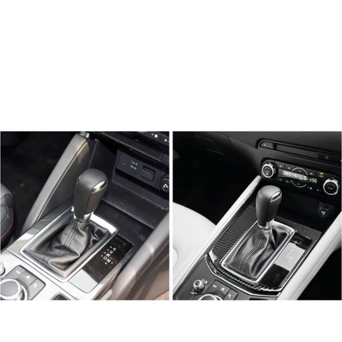 Auto Kohlenstofffasergetriebe Dekorativer Aufkleber für Mazda CX-5 2017-2018, Rechtsfahrt – Bild 6