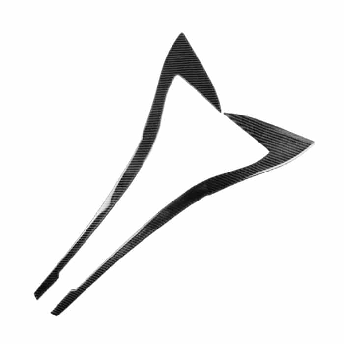 Auto Kohlenstofffaser Licht Augenbraue Dekorative Aufkleber für BMW 3er G20 / G28 / 325LI / 330D / 335 2019-2020, linke und rechte Antrieb universell – Bild 1