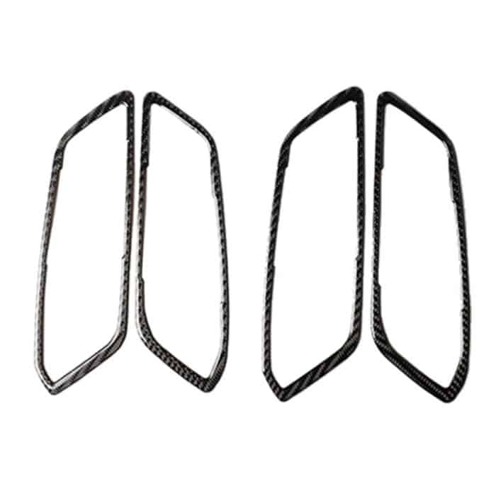 4 in 1 Autokohle-Kohlenstofffaser-Türgriff dekorativer Aufkleber für BMW 3-Serie G20 / G28 / 325LI / 330D / 335 2019-2020, linke und rechter Antrieb universell – Bild 1