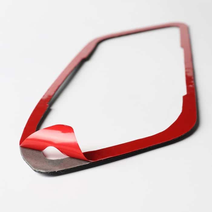 4 in 1 Autokohle-Kohlenstofffaser-Türgriff dekorativer Aufkleber für BMW 3-Serie G20 / G28 / 325LI / 330D / 335 2019-2020, linke und rechter Antrieb universell – Bild 4