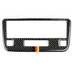 Auto Carbon Fiber Deutsch Farb CD Panel Dekorativer Aufkleber für Mercedes-Benz Traje Para GLK X204 300, 260, 350, 250, 220, 2013-2015, Links- und Rechtsantrieb Universal