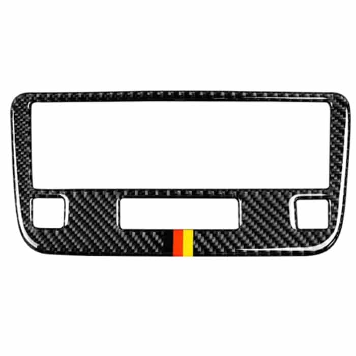 Auto Carbon Fiber Deutsch Farb CD Panel Dekorativer Aufkleber für Mercedes-Benz Traje Para GLK X204 300, 260, 350, 250, 220, 2013-2015, Links- und Rechtsantrieb Universal – Bild 1