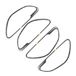 4 PCS Car Carbon Fiber Deutscher Farbgriff Dekorativer Aufkleber für Mercedes-Benz C Klasse W205 2015-2018 / GLC X253 2016-2018, Links- und Rechtsantrieb Universal – Bild 3