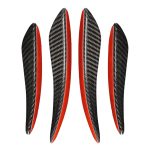 Universal Car Carbon Faser Windmesser Dekorativer Aufkleber, Links- und Rechtsantrieb Universal