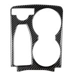 Auto Carbon Faser Einfarbiger Handlauf Wasserbecherhalter Dekorativer Aufkleber für Mercedes-Benz GLK 2008-2015, Linkslenker