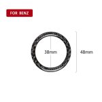 Auto Carbon Fiber Solid Color Ein-Klick-Startring Dekorativer Aufkleber für Mercedes-Benz Links- und Rechtsantrieb Universal – Bild 2