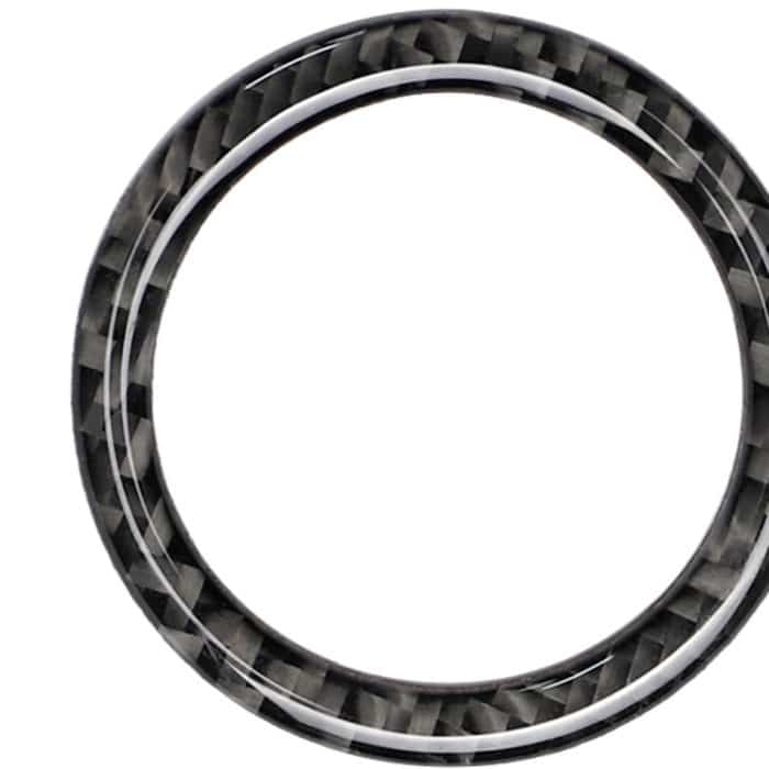 Auto Carbon Fiber Solid Color Ein-Klick-Startring Dekorativer Aufkleber für Mercedes-Benz Links- und Rechtsantrieb Universal – Bild 3