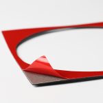 Auto Carbon Faser Solid Color Wasserbecherhalter Panel B Dekorativer Aufkleber für Mercedes-Benz GLE 2015-2017 / GLS 2016-2018 / ML 2012-2015 / GL 2013-2015, Links- und Rechtsantrieb Universal – Bild 4