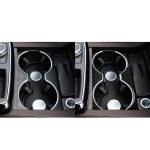 Auto Carbon Faser Solid Color Wasserbecherhalter Panel B Dekorativer Aufkleber für Mercedes-Benz GLE 2015-2017 / GLS 2016-2018 / ML 2012-2015 / GL 2013-2015, Links- und Rechtsantrieb Universal – Bild 5