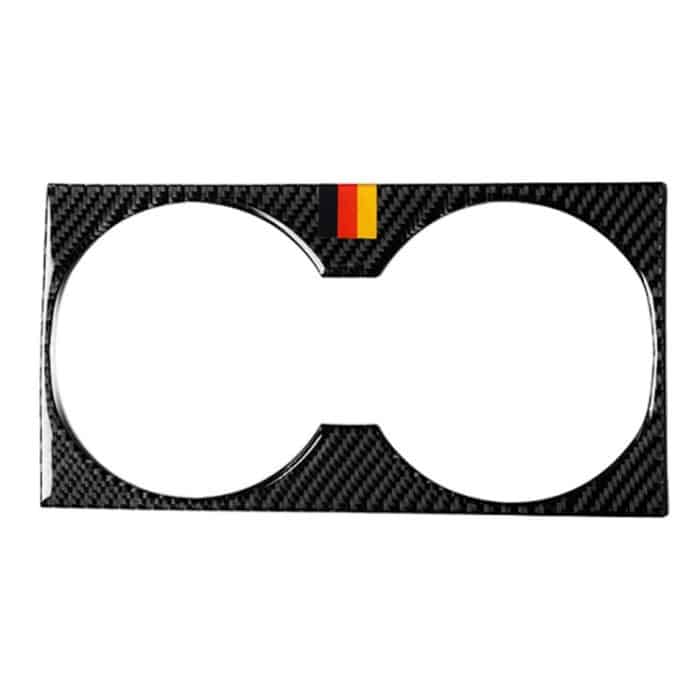 CRP8708.jpg Auto Kohlefaser Deutsche Farbe Wasserbecherhalter Panel B Dekorativer Aufkleber für Mercedes-Benz GLE 2015-2017 / GLS 2016-2018 / ML 2012-2015 / GL 2013-2015, Links- und Rechtsantrieb Universal – Bild 1