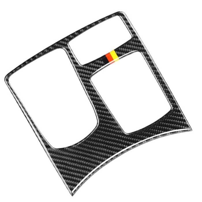 Auto Kohlefaser Deutsche Farbe Zentrale Armlehnenbox Multimedia Panel B Dekorativer Aufkleber für Mercedes-Benz GLE 2015-2018 / GLS 2016-2018 / M Klasse 2012-2015, Linkslenker – Bild 3