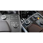 Auto Kohlefaser Deutsche Farbe Zentrale Armlehnenbox Multimedia Panel Ein dekorativer Aufkleber für Mercedes-Benz GLE 2015-2018 / GLS 2016-2018 / M Klasse 2012-2015, Linkslenker – Bild 5