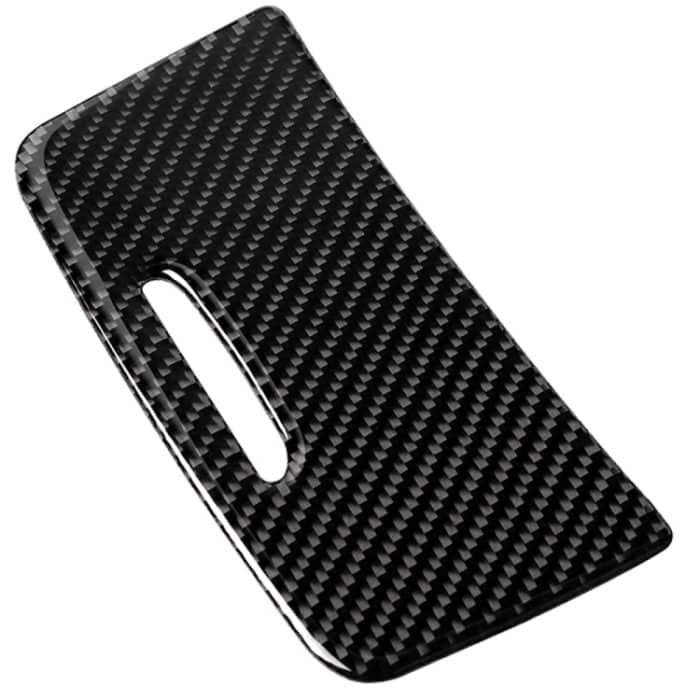 Auto Kohlefaser Deutsche Farbe Zentrales Bedienfeld Dekorativer Aufkleber für Mercedes-Benz A Klasse 2013-2018 / CLA 2013-2017 / GLA 2013-2017, Links- und Rechtsantrieb Universal – Bild 3