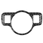 Auto Carbon Fiber Solid Color Scheinwerferschalter D Dekorativer Aufkleber für Mercedes-Benz A 2013-2018 / B Klasse 2013-2018 / C Klasse 2007-2013, Links- und Rechtsantrieb Universal