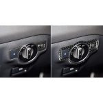 Auto Carbon Fiber Solid Color Scheinwerferschalter D Dekorativer Aufkleber für Mercedes-Benz A 2013-2018 / B Klasse 2013-2018 / C Klasse 2007-2013, Links- und Rechtsantrieb Universal – Bild 5