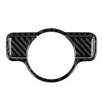 Auto Carbon Fiber Solid Color Scheinwerferschalter B Dekorativer Aufkleber für Mercedes-Benz A 2013-2018 / B Klasse 2013-2018 / C Klasse 2007-2013, Linkslenker