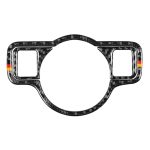 Auto Kohlefaser Deutscher Farbscheinwerferschalter D Dekorativer Aufkleber für Mercedes-Benz A 2013-2018 / B Klasse 2013-2018 / C Klasse 2007-2013, Links- und Rechtsantrieb Universal