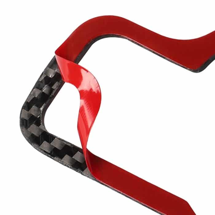 Auto Kohlefaser Deutscher Farbscheinwerferschalter D Dekorativer Aufkleber für Mercedes-Benz A 2013-2018 / B Klasse 2013-2018 / C Klasse 2007-2013, Links- und Rechtsantrieb Universal – Bild 4