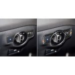 Auto Kohlefaser Deutscher Farbscheinwerferschalter D Dekorativer Aufkleber für Mercedes-Benz A 2013-2018 / B Klasse 2013-2018 / C Klasse 2007-2013, Links- und Rechtsantrieb Universal – Bild 5
