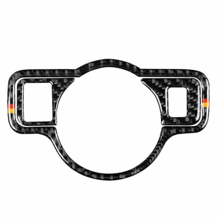 Auto Kohlefaser Deutscher Farbscheinwerferschalter C Dekorativer Aufkleber für Mercedes-Benz A 2013-2018 / B Klasse 2013-2018 / C Klasse 2007-2013, Linkslenker – Bild 1