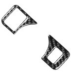 Auto Kohlefaser Deutscher Farbscheinwerferschalter C Dekorativer Aufkleber für Mercedes-Benz A 2013-2018 / B Klasse 2013-2018 / C Klasse 2007-2013, Linkslenker – Bild 3