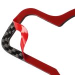 Auto Kohlefaser Deutscher Farbscheinwerferschalter C Dekorativer Aufkleber für Mercedes-Benz A 2013-2018 / B Klasse 2013-2018 / C Klasse 2007-2013, Linkslenker – Bild 4