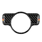 Auto Kohlefaser Deutscher Farbscheinwerferschalter B Dekorativer Aufkleber für Mercedes-Benz A 2013-2018 / B Klasse 2013-2018 / C Klasse 2007-2013, Linkslenker