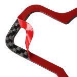 Auto Kohlefaser Deutscher Farbscheinwerferschalter Ein dekorativer Aufkleber für Mercedes-Benz A 2013-2018 / B Klasse 2013-2018 / C Klasse 2007-2013, Linkslenker – Bild 4