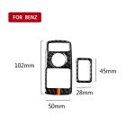 Auto Carbon Fiber German Color Window Lift Panel Dekorativer Aufkleber für Mercedes-Benz C Klasse 2010-2013 / E Klasse 2009-2015, Links- und Rechtsantrieb Universal – Bild 2