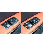 Auto Carbon Fiber German Color Window Lift Panel Dekorativer Aufkleber für Mercedes-Benz C Klasse 2010-2013 / E Klasse 2009-2015, Links- und Rechtsantrieb Universal – Bild 5