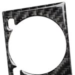 Auto Carbon Fiber Clock Dekorativer Aufkleber für Lexus RX300 / 270 / 200T / 450h 2016-2019, Links- und Rechtsantrieb Universal – Bild 3