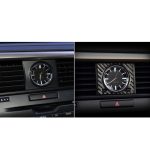 Auto Carbon Fiber Clock Dekorativer Aufkleber für Lexus RX300 / 270 / 200T / 450h 2016-2019, Links- und Rechtsantrieb Universal – Bild 5