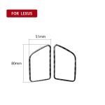 Auto Carbon Fiber Dashboard Air Outlet Dekorativer Aufkleber für Lexus RX300 / 270 / 200T / 450h 2016-2019, Links- und Rechtsantrieb Universal – Bild 2